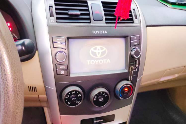Used Toyota Corolla 2013 Special Edition 1.6L Automatic Cool GL Model Audio And AC Panel