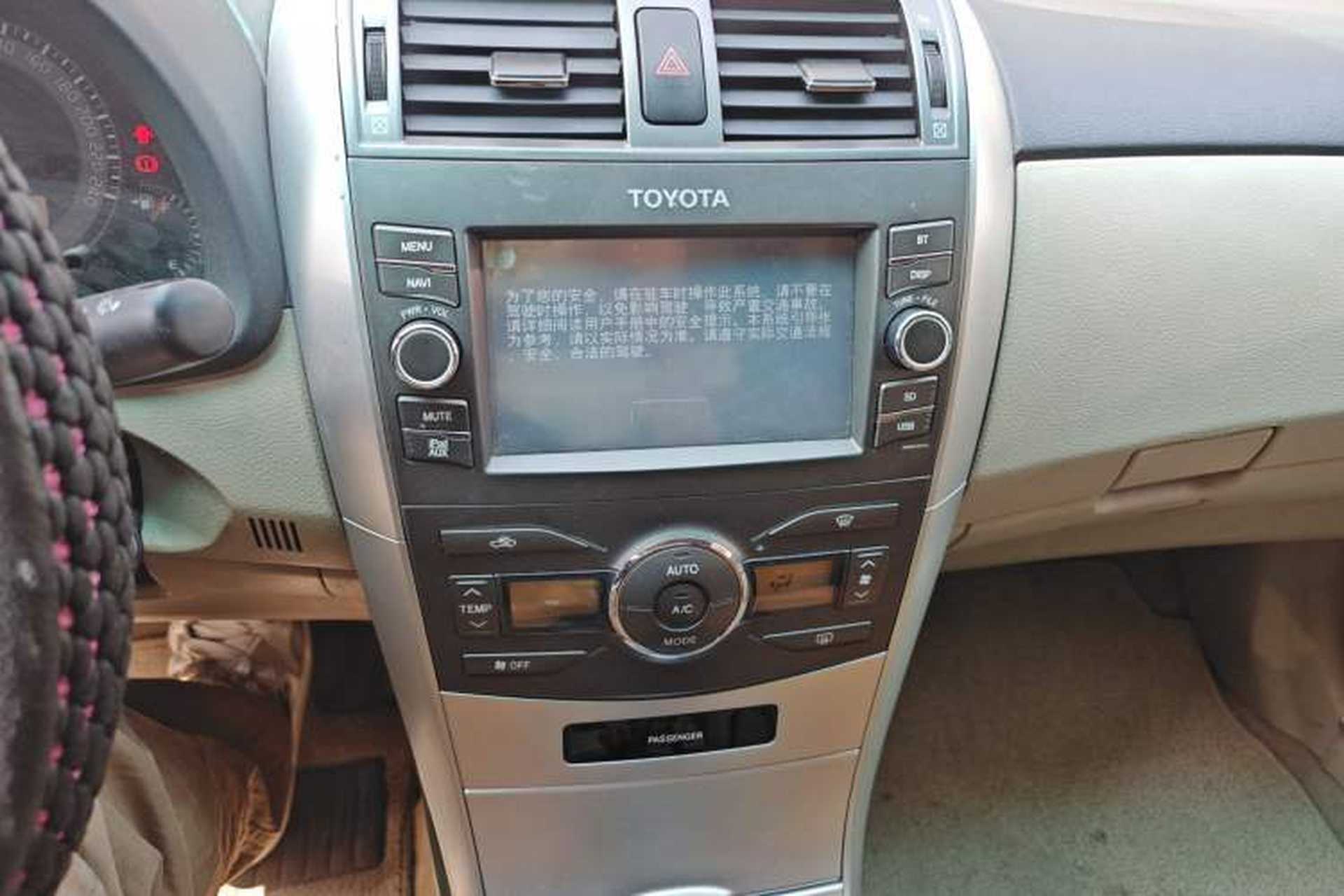 Used Toyota Corolla 2013 Special Edition 1.6L Manual – Cool GL Model Audio And AC Panel