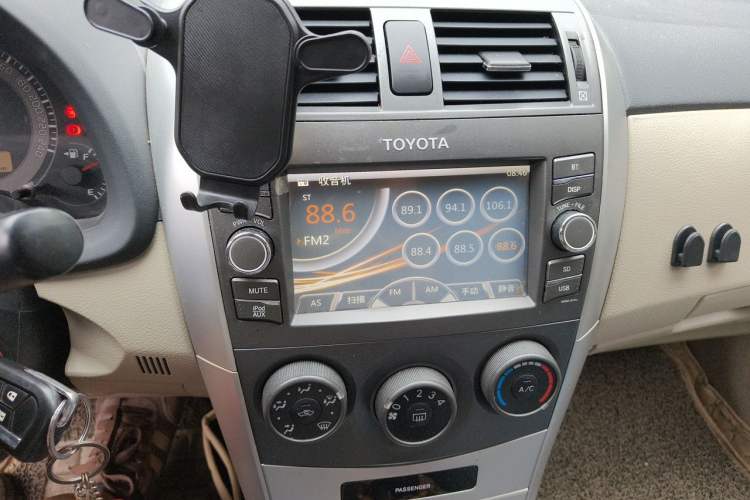 Used Toyota Corolla 2013 Special Edition 1.6L Manual Cool GL Model Audio And AC Panel