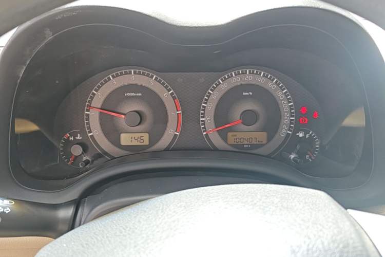 Used Toyota Corolla 2013 Special Edition 1.6L Manual – Cool GL Model Instrument Cluster