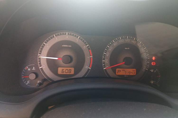 Used Toyota Corolla 2013 Special Edition 1.6L Automatic GL Cool Model Instrument Cluster