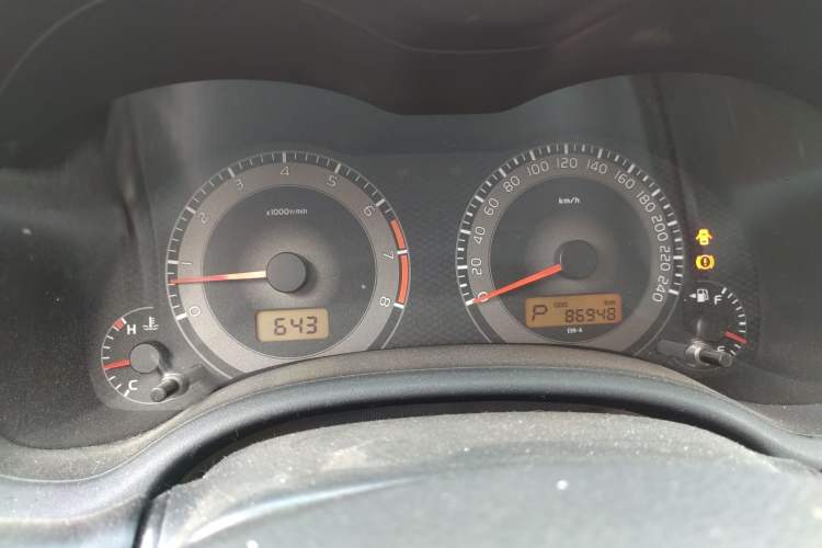 Used Toyota Corolla 2013 Special Edition 1.6L Automatic Cool GL Model Instrument Cluster