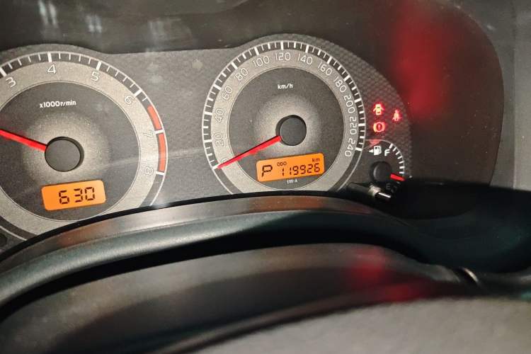 Used Toyota Corolla 2013 Special Edition 1.6L Automatic Cool GL Model Odometer Close Up