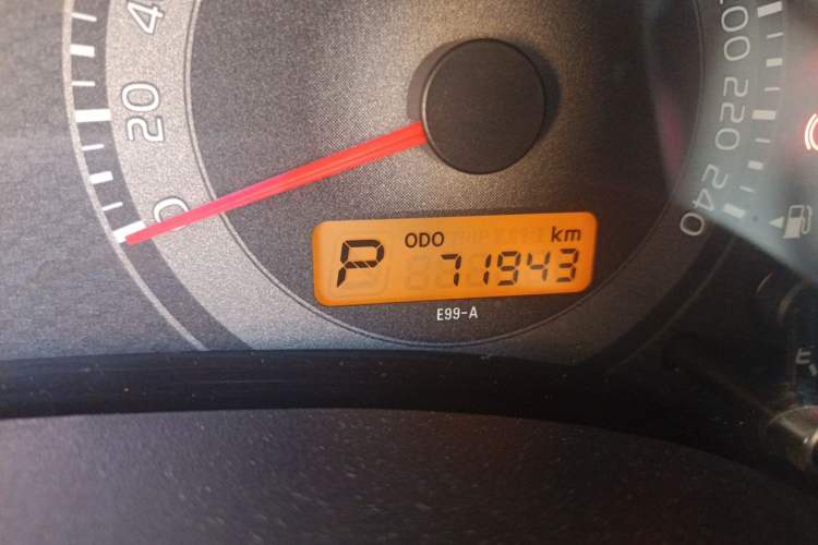 Used Toyota Corolla 2013 Special Edition 1.6L Automatic GL Cool Model Odometer Close Up