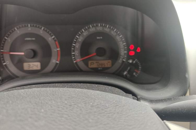 Used Toyota Corolla 2013 Special Edition 1.6L Automatic Cool GL Model Odometer Close Up