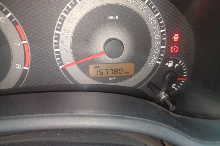 Used Toyota Corolla 2013 Special Edition 1.6L Manual – Cool GL Model Odometer Close Up
