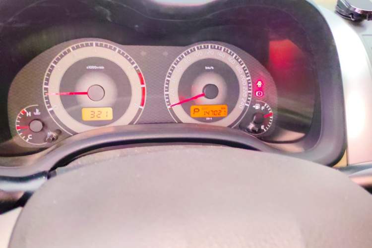 Used Toyota Corolla 2013 Special Edition 1.6L Automatic Cool GL Model Odometer Close Up
