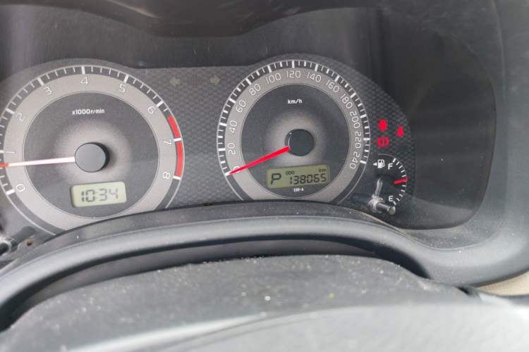 Used Toyota Corolla 2013 Special Edition 1.6L Automatic GL Cool Model Odometer Close Up