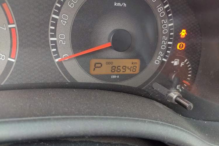 Used Toyota Corolla 2013 Special Edition 1.6L Automatic Cool GL Model Odometer Close Up