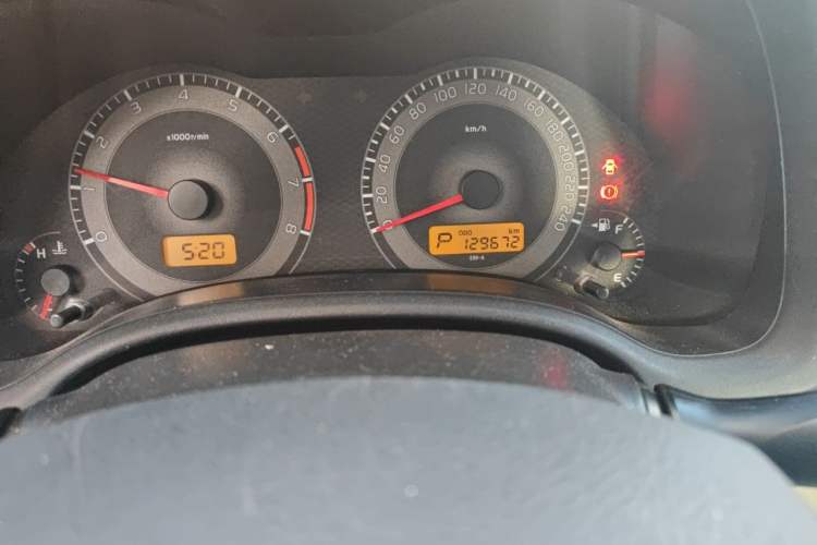 Used Toyota Corolla 2013 Special Edition 1.6L Automatic GL Cool Model Odometer Close Up