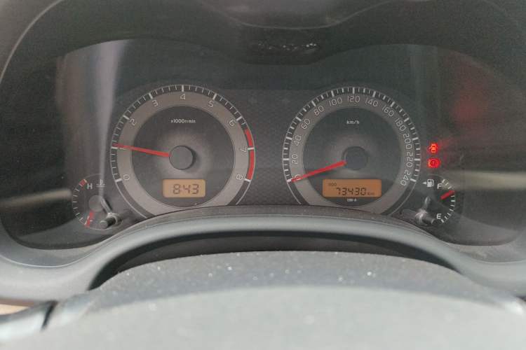 Used Toyota Corolla 2013 Special Edition 1.6L Manual Cool GL Model Odometer Close Up