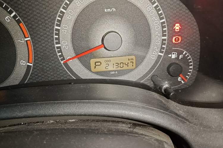 Used Toyota Corolla 2013 Special Edition 1.6L Automatic GL Cool Model Odometer Close Up
