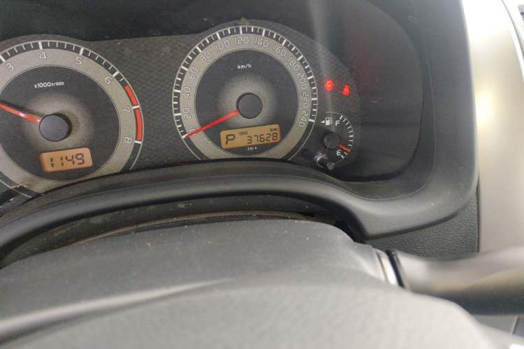 Used Toyota Corolla 2013 Special Edition 1.6L Automatic GL Cool Model Odometer Close Up