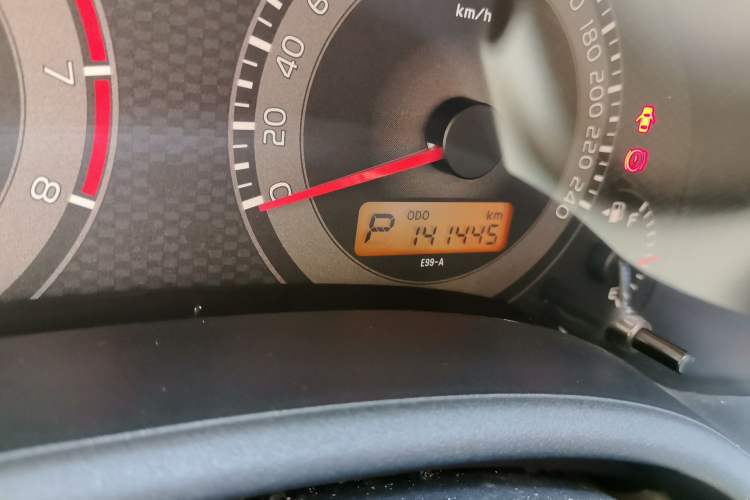 Used Toyota Corolla 2013 Special Edition 1.6L Automatic GL Cool Model Odometer Close Up