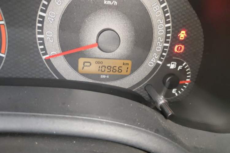 Used Toyota Corolla 2013 Special Edition 1.6L Automatic GL Cool Model Odometer Close Up