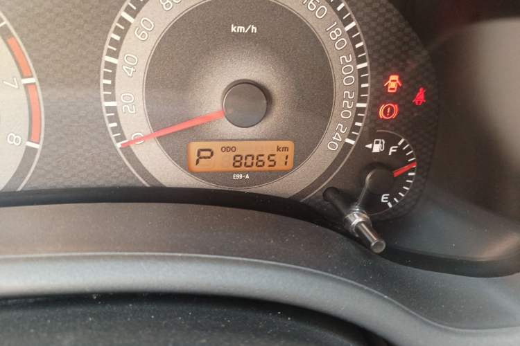 Used Toyota Corolla 2013 Special Edition 1.6L Automatic Cool GL Model Odometer Close Up