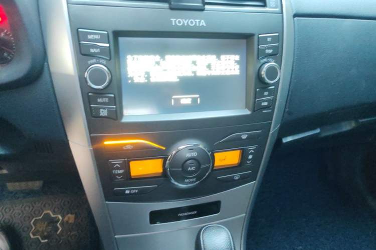 Used Toyota Corolla 2013 Special Edition 1.6L Automatic GL Cool Model Audio And AC Panel