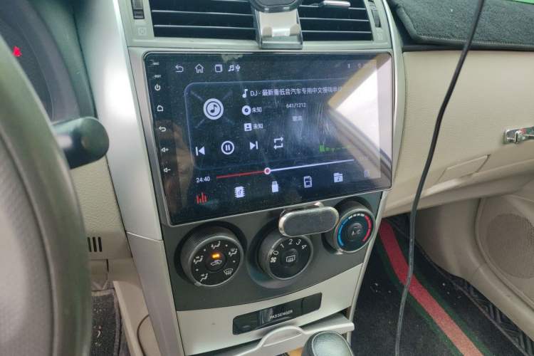 Used Toyota Corolla 2013 Special Edition 1.6L Automatic Cool GL Model Audio And AC Panel