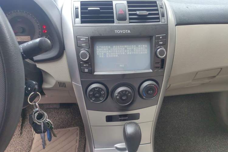 Used Toyota Corolla 2013 Special Edition 1.6L Automatic Cool GL Model Audio And AC Panel