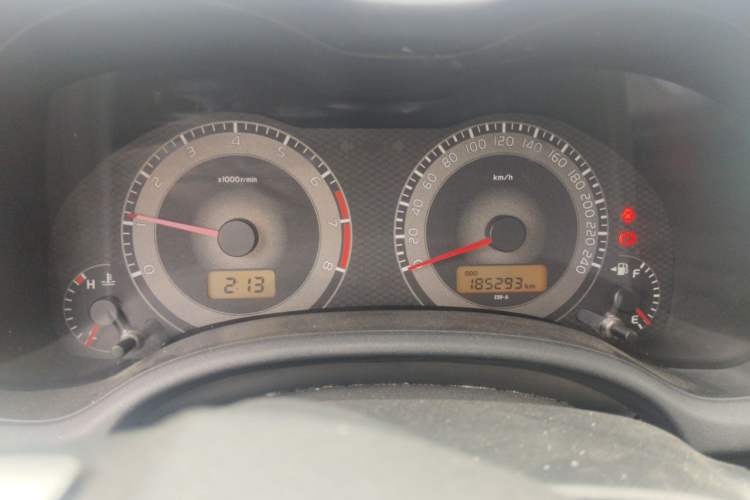 Used Toyota Corolla 2013 Special Edition 1.6L Manual – Cool GL Model Instrument Cluster