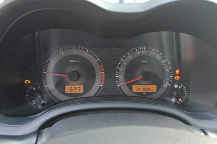 Used Toyota Corolla 2013 Special Edition 1.6L Manual Cool GL Model Instrument Cluster