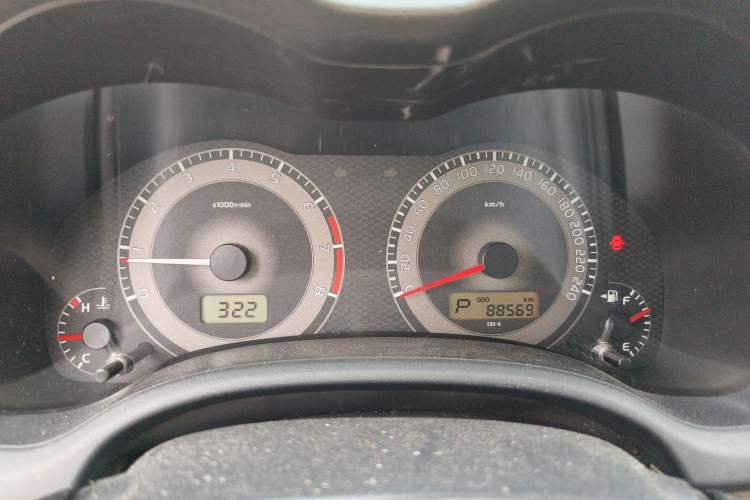 Used Toyota Corolla 2013 Special Edition 1.6L Automatic GL Cool Model Instrument Cluster