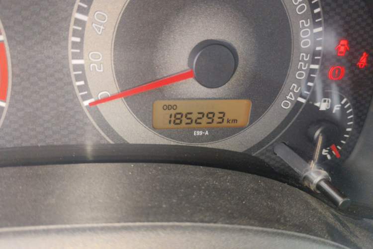 Used Toyota Corolla 2013 Special Edition 1.6L Manual – Cool GL Model Odometer Close Up