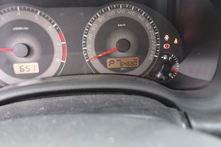 Used Toyota Corolla 2013 Special Edition 1.6L Automatic Cool GL Model Odometer Close Up