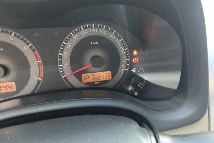 Used Toyota Corolla 2013 Special Edition 1.6L Automatic GL Cool Model Odometer Close Up