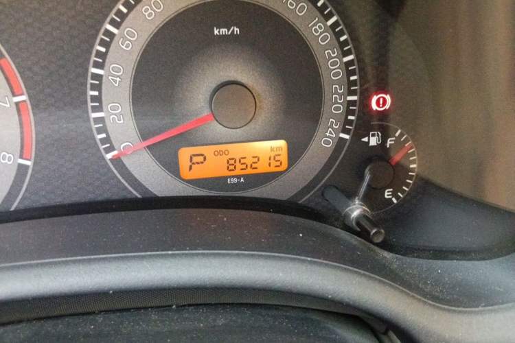 Used Toyota Corolla 2013 Special Edition 1.6L Automatic Cool GL Model Odometer Close Up