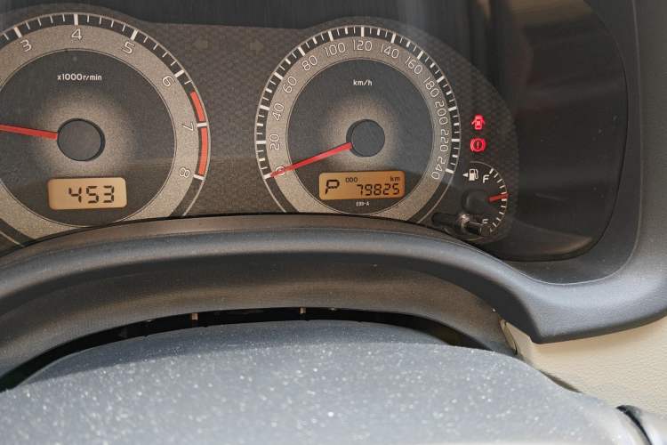 Used Toyota Corolla 2013 Special Edition 1.6L Automatic GL Cool Model Odometer Close Up