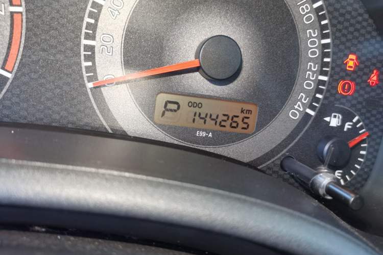 Used Toyota Corolla 2013 Special Edition 1.6L Automatic GL Cool Model Odometer Close Up
