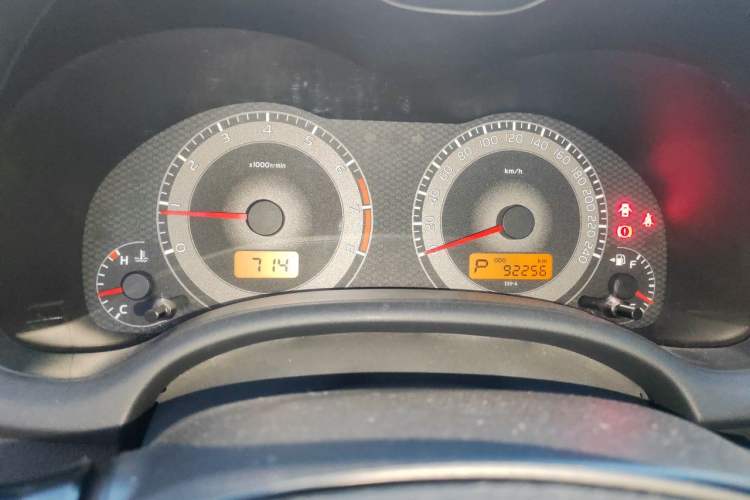 Used Toyota Corolla 2013 Special Edition 1.6L Automatic GL Cool Model Odometer Close Up
