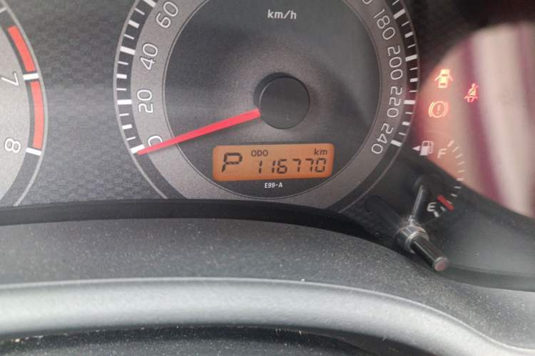 Used Toyota Corolla 2013 Special Edition 1.6L Automatic Cool GL Model Odometer Close Up