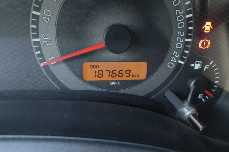 Used Toyota Corolla 2013 Special Edition 1.6L Manual Cool GL Model Odometer Close Up