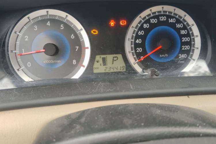 Used Toyota Corolla 2013 Special Edition 1.6L Automatic Cool GL Model Odometer Close Up