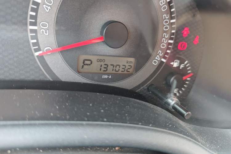 Used Toyota Corolla 2013 Special Edition 1.6L Automatic Cool GL Model Odometer Close Up