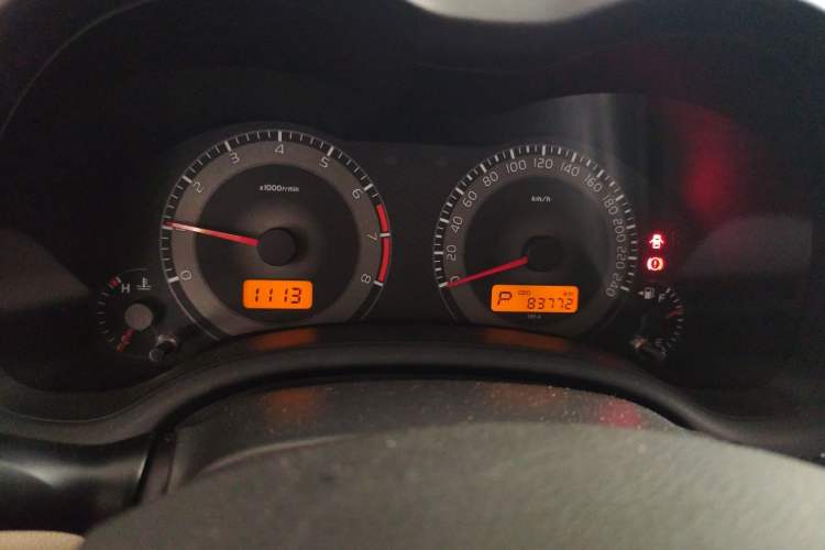 Used Toyota Corolla 2013 Special Edition 1.6L Automatic GL Cool Model Odometer Close Up