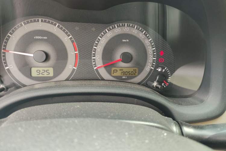Used Toyota Corolla 2013 Special Edition 1.6L Automatic Cool GL Model Odometer Close Up