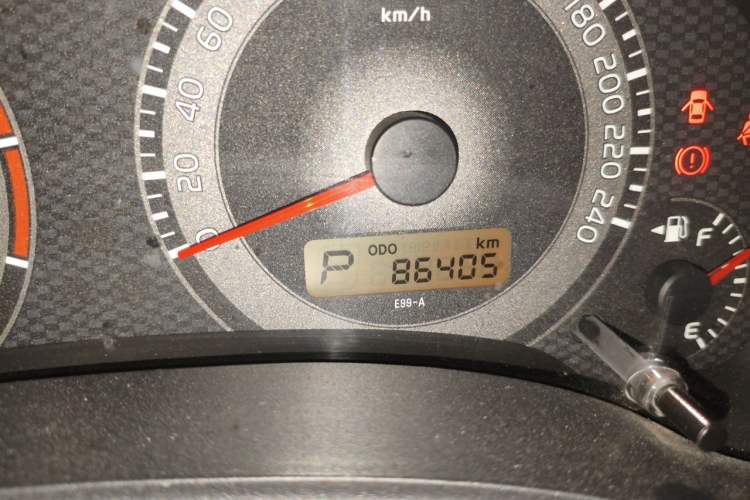 Used Toyota Corolla 2013 Special Edition 1.6L Automatic GL Cool Model Odometer Close Up