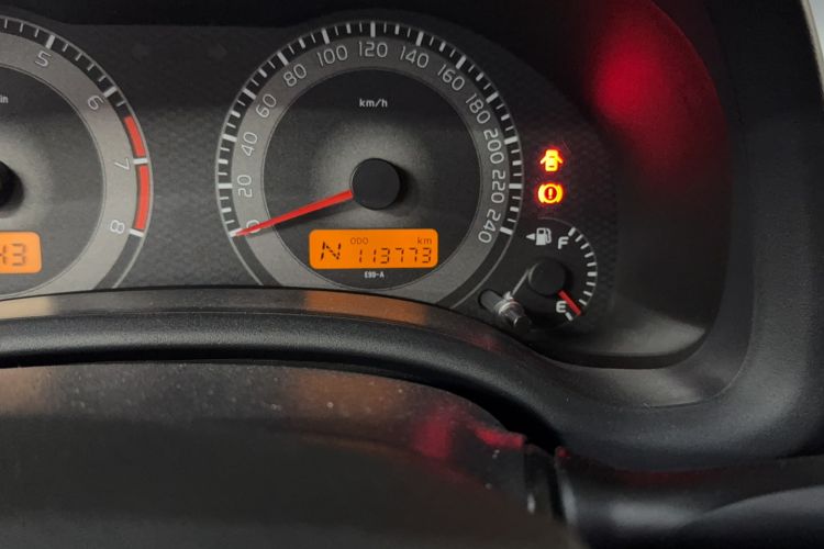 Used Toyota Corolla 2013 Special Edition 1.6L Automatic GL Cool Model Odometer Close Up