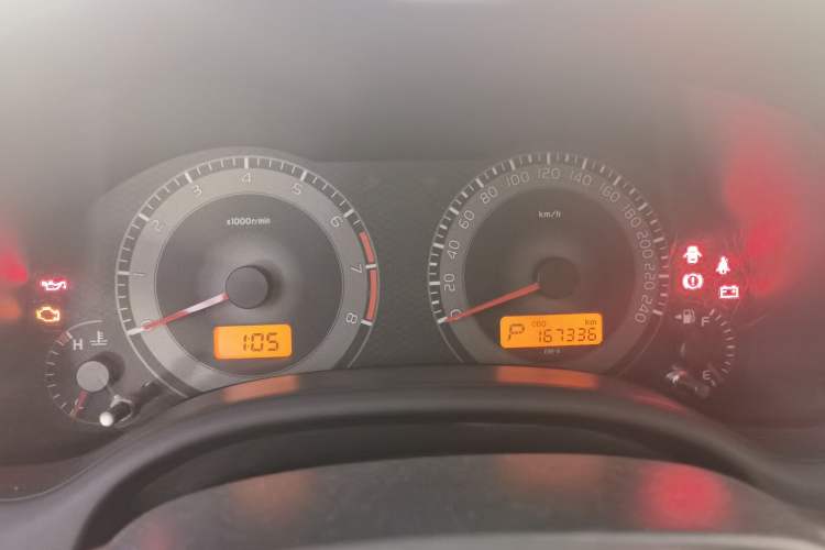 Used Toyota Corolla 2013 Special Edition 1.6L Automatic Cool GL Model Odometer Close Up