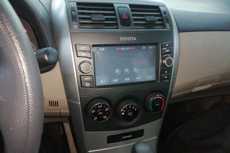 Used Toyota Corolla 2013 Special Edition 1.6L Automatic Cool GL Model Audio And AC Panel