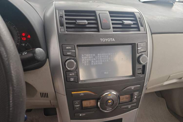 Used Toyota Corolla 2013 Special Edition 1.6L Automatic GL Cool Model Audio And AC Panel