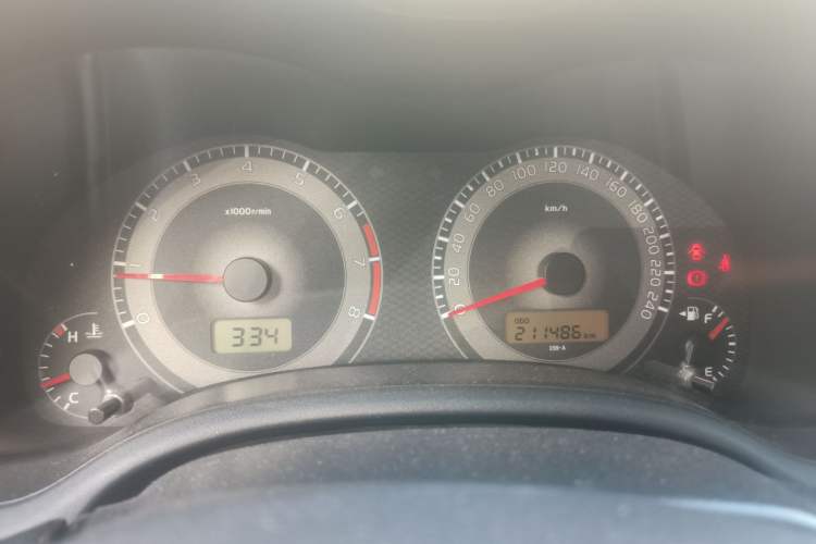 Used Toyota Corolla 2013 Special Edition 1.6L Manual – Cool GL Model Instrument Cluster