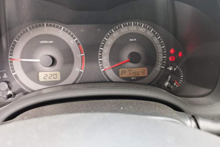 Used Toyota Corolla 2013 Special Edition 1.6L Automatic Cool GL Model Odometer Close Up