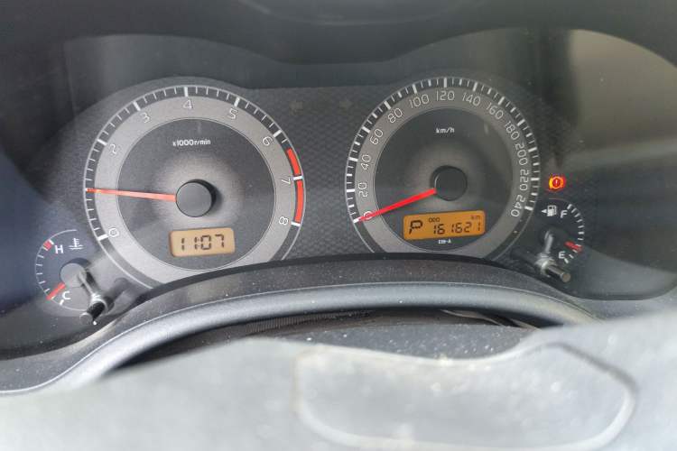Used Toyota Corolla 2013 Special Edition 1.6L Automatic Cool GL Model Odometer Close Up