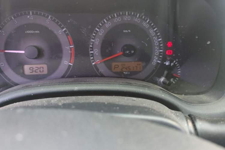 Used Toyota Corolla 2013 Special Edition 1.6L Automatic Cool GL Model Odometer Close Up