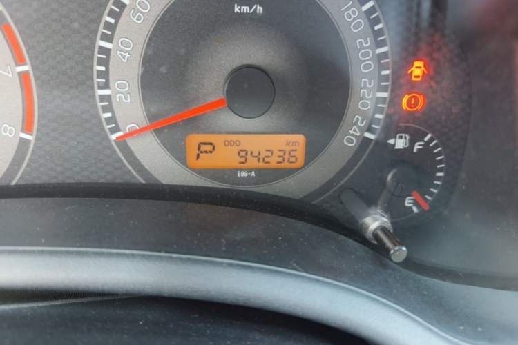 Used Toyota Corolla 2013 Special Edition 1.6L Automatic Cool GL Model Odometer Close Up