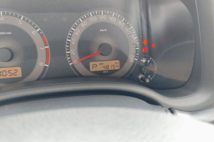 Used Toyota Corolla 2013 Special Edition 1.6L Automatic GL Cool Model Odometer Close Up